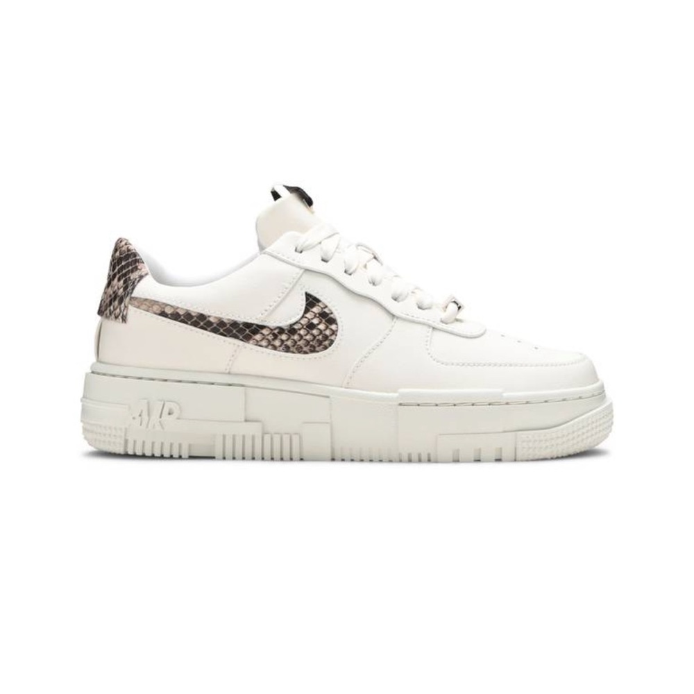Nike airforce pixel snake print